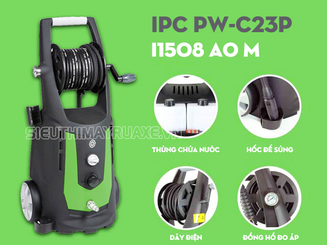 Máy rửa xe dành cho gia đình IPC PW-C23P I1508 AO M