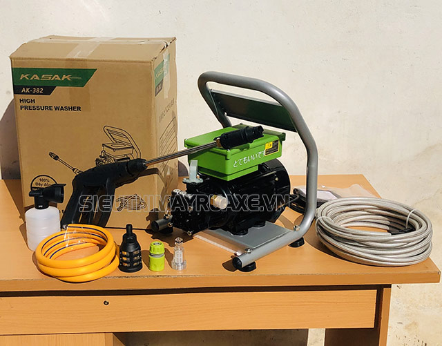 Máy rửa xe cao áp Kasaki AK382 2000w