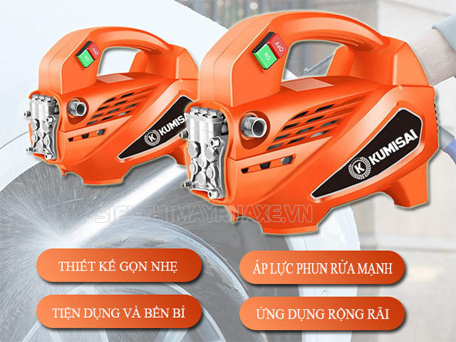 Kumisai KMS 1600 sở hữu nhiều ưu điểm nổi bật về cả thiết kế lẫn hiệu năng