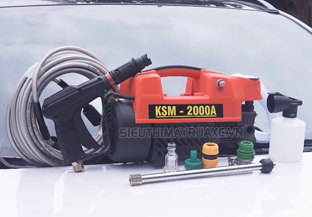 Máy rửa xe mini Kushima 2000W