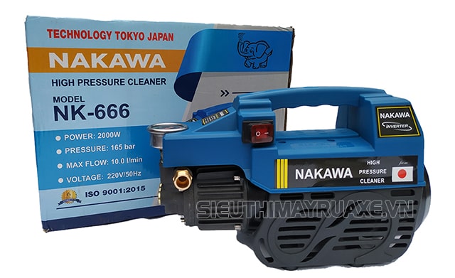 Máy rửa xe Nakawa 2000W NK-666