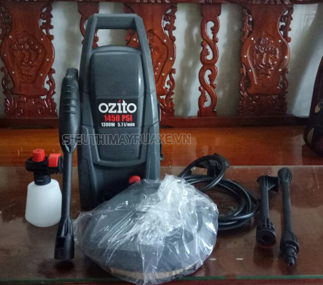 Model máy rửa xe Ozito 1450 PSI - Nội địa Úc