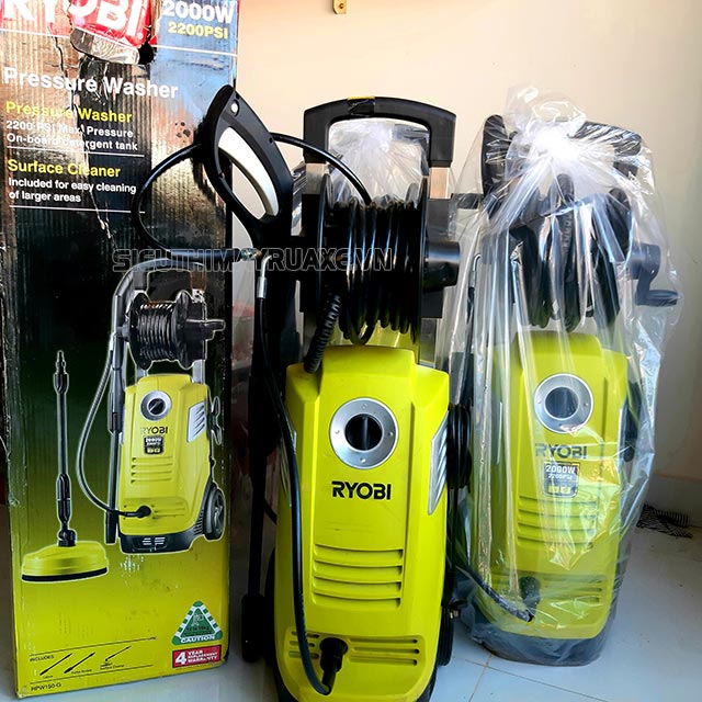 Model máy rửa xe nội địa Úc Ryobi 2000W