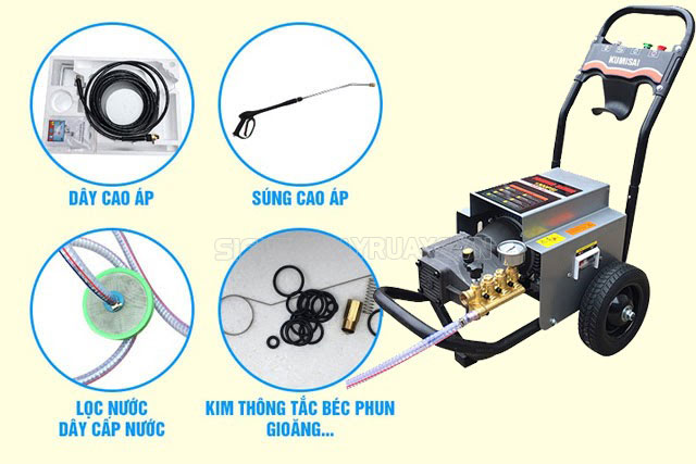 Máy rửa xe ô tô Kumisai