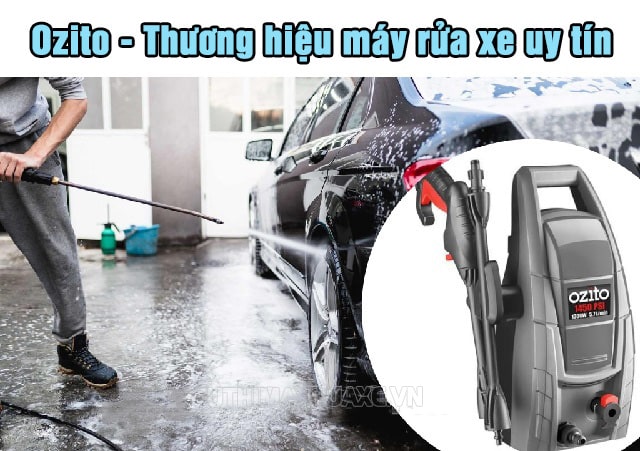 máy rửa xe ozito