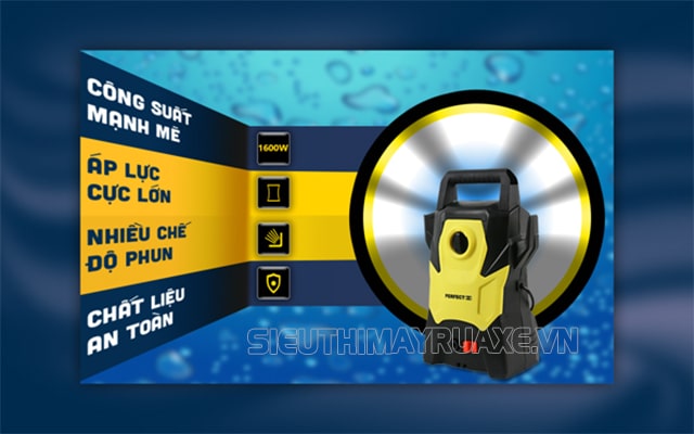 Máy rửa xe Perfect 1600w