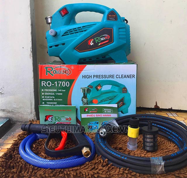 máy rửa xe romano ro 1700w