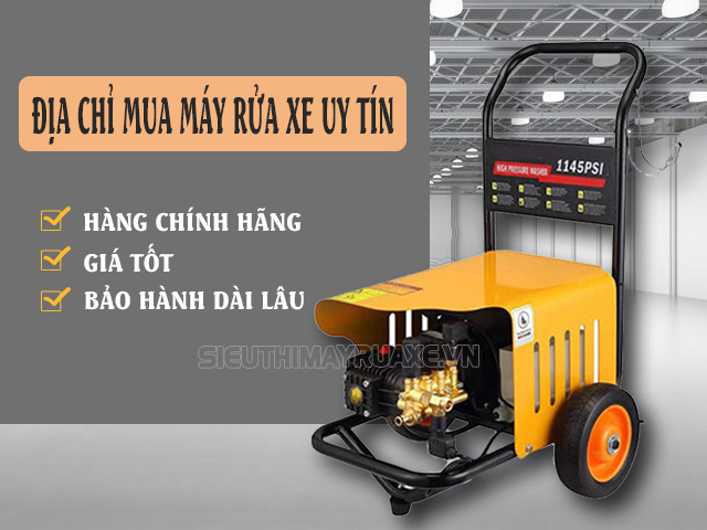 máy rửa xe tại nghệ an chính hãng