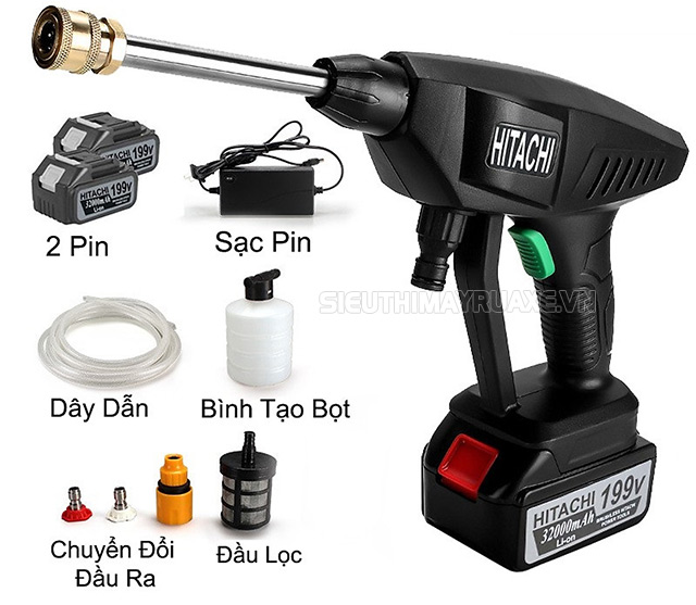 Máy rửa xe Hitachi 199V của Nhật Bản