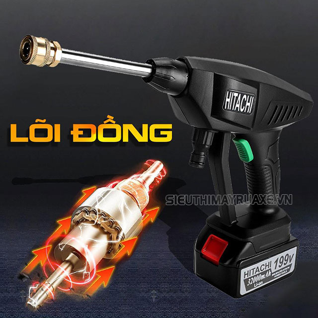 Model máy xịt rửa xe Hitachi 199V