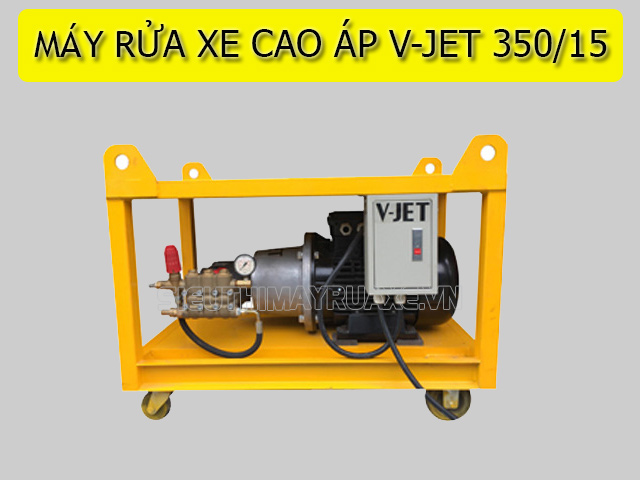 Tìm hiểu về máy rửa xe cao áp V-Jet 350/15