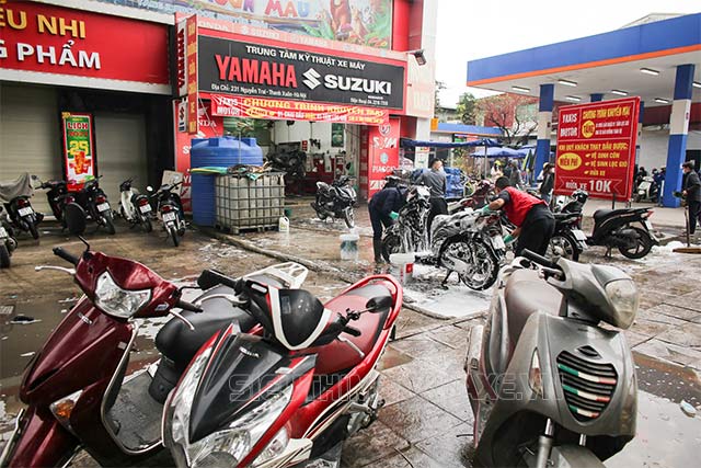 mở tiệm rửa xe máy tốt