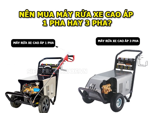 mua máy rửa xe cao áp 1 pha