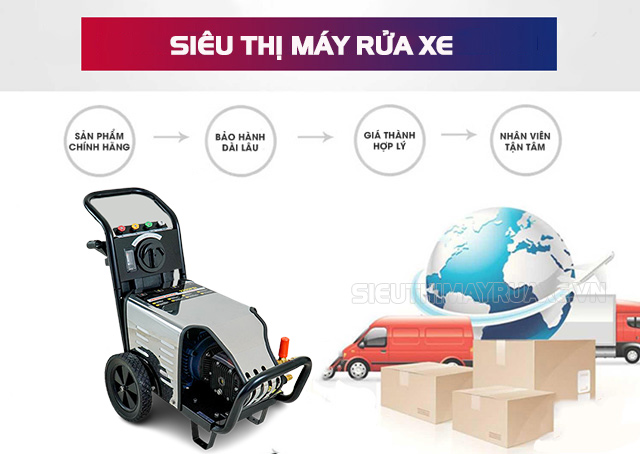 mua máy rửa xe Kumisai tự động ngắt KMS 150/3