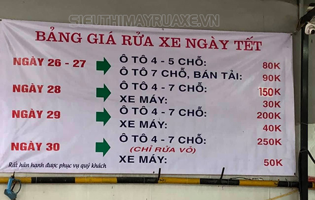 nghề rửa xe ô tô
