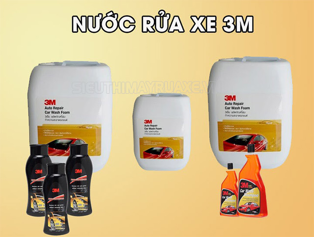 nước rửa xe ô tô 3m