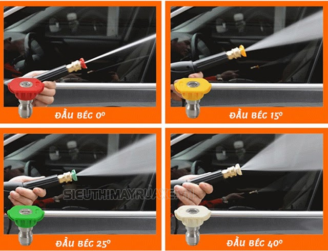 Kết hợp phụ kiện máy rửa xe Eurox đúng cách cho hiệu quả tốt nhất