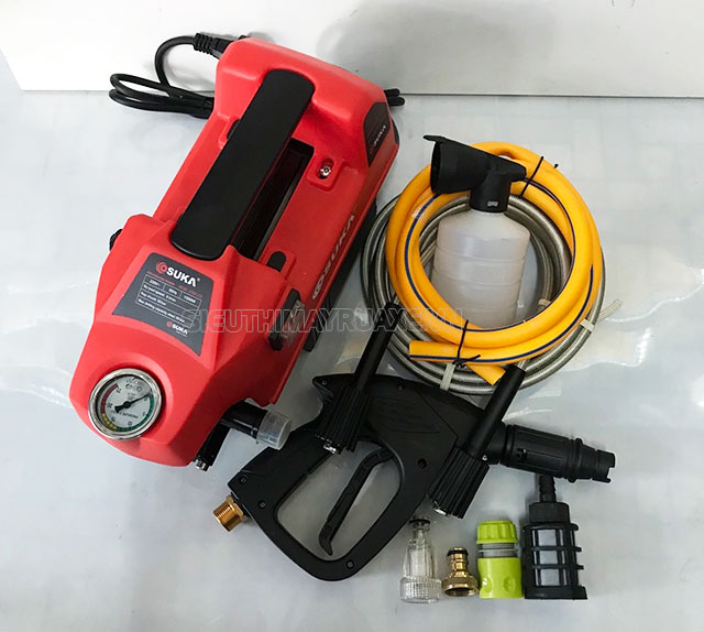 Bộ phụ kiện đầy đủ đi kèm máy rửa xe Osuka
