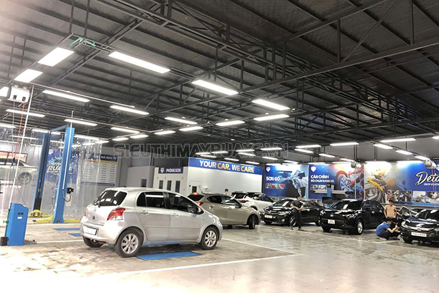 quy mô tiệm rửa xe ô tô bắc giang