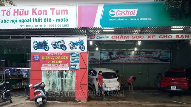 rửa xe kon tum