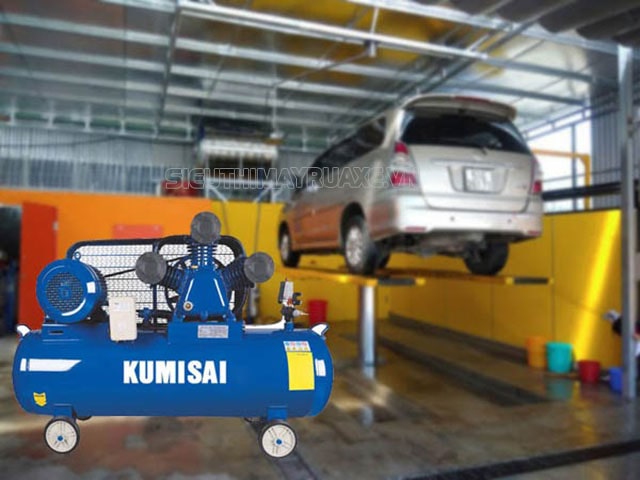 rửa xe ô tô bến tre máy nén khí