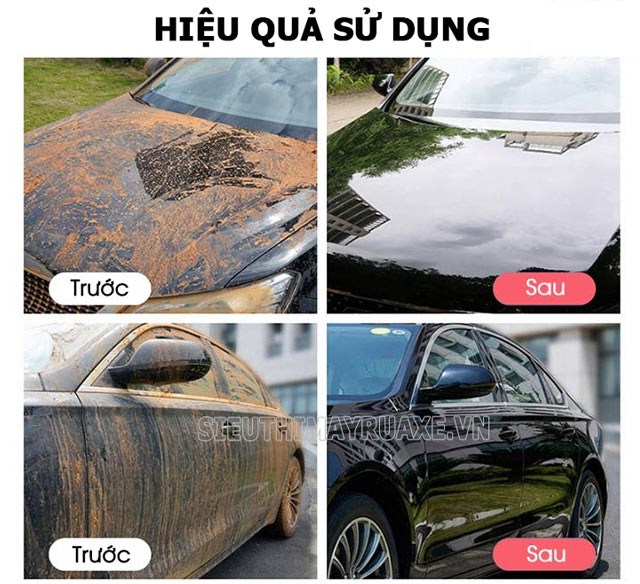 Hiệu quả làm sạch vượt trội với rửa xe ô tô không chạm