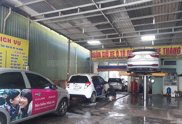 rửa xe ô tô ở ninh bình