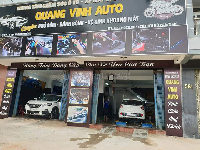 rửa xe ô tô phú yên