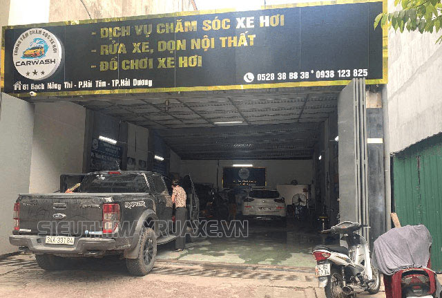 rửa xe ô tô tại hải dương