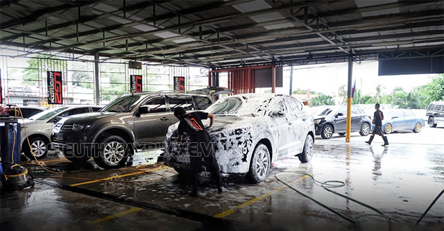 rửa xe ô tô thái bình
