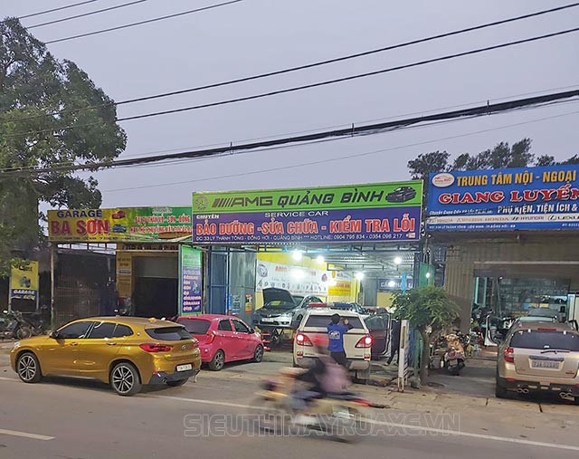 rửa xe quảng bình