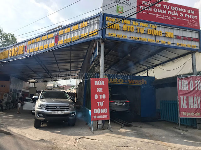 rửa xe tại bình dương