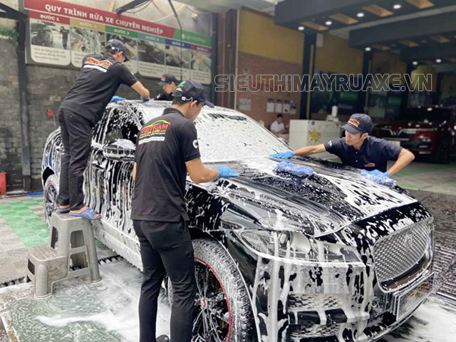 rửa xe tại hải dương