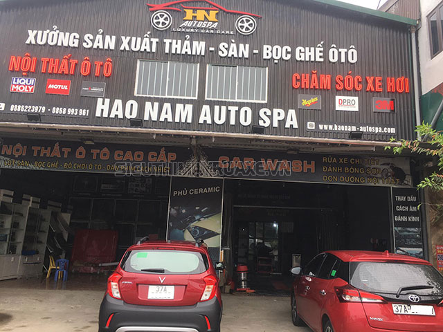 Các tiệm rửa xe tại Nghệ An uy tín, chất lượng