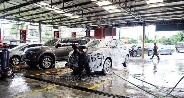 rửa xe tại thái nguyên