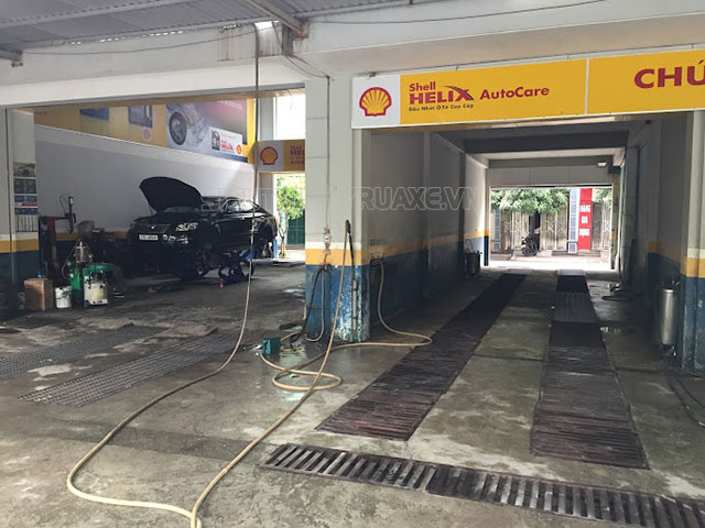 rửa xe thái bình