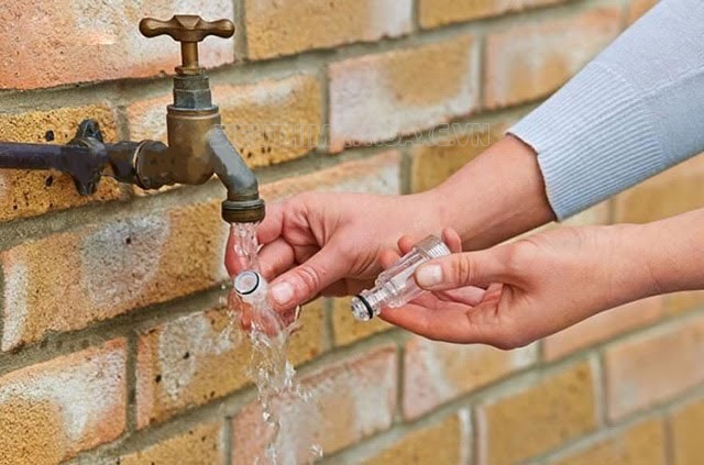 sử dụng máy rửa xe jv tech