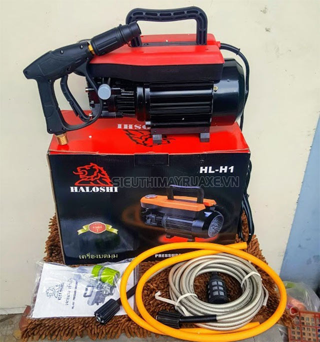 sử dụng máy rửa xe haloshi