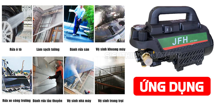 sử dụng máy rửa xe jfh