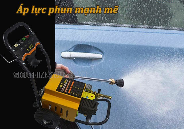 sử dụng máy rửa xe v-jet