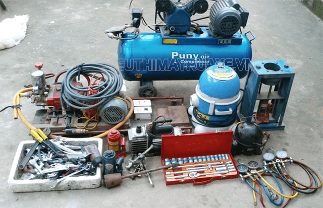 thanh lý đồ nghề rửa xe máy