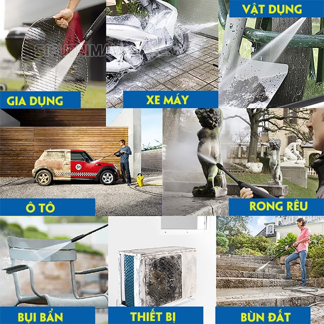 thanh lý máy rửa xe cao áp