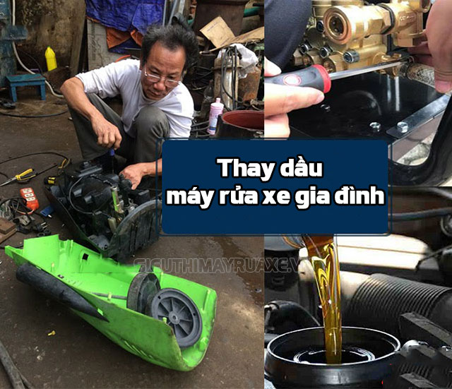 Thay dầu máy rửa xe Osuka theo định kỳ