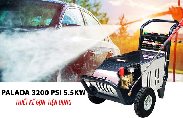 Đánh giá về thiết kế của máy rửa xe Palada 3200 PSI 5.5KW