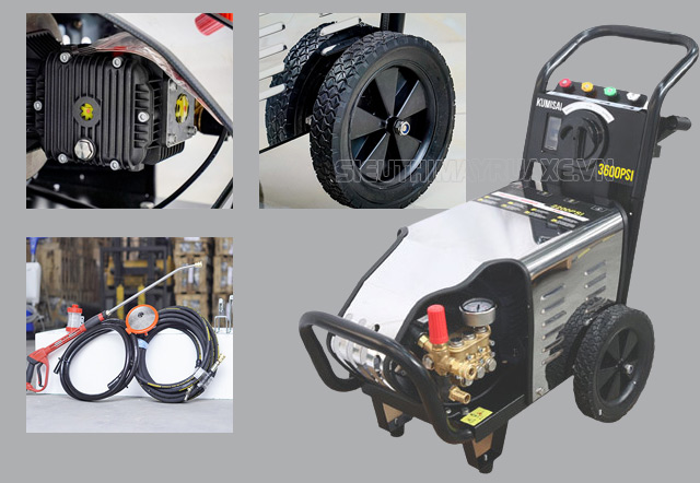 thiết kế máy rửa xe Kumisai KMS 250/7.5