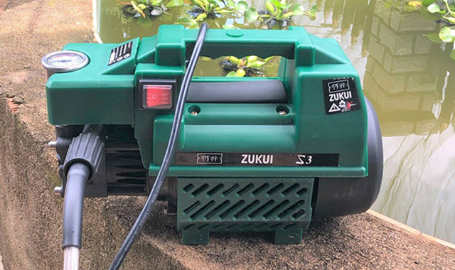 Thiết kế máy rửa xe Zukui nhỏ gọn, tiện dụng