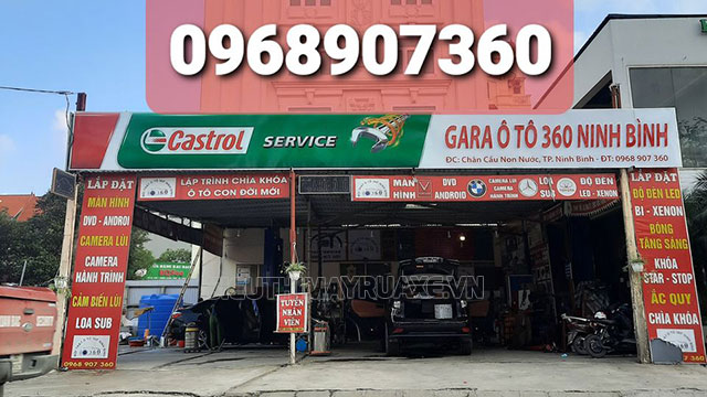 tiệm rửa xe ninh bình