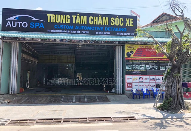 tiệm rửa xe ô tô phú yên