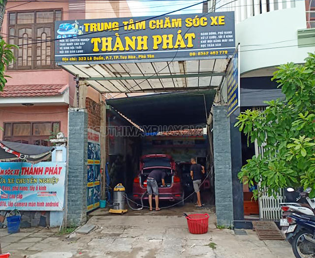 tiệm rửa xe phú yên