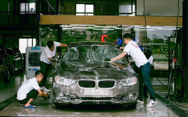 tiệm rửa xe quảng bình